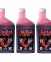 3x vloeibaar nepbloed 470 ml
