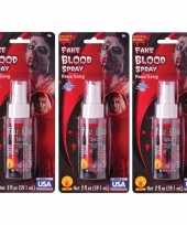 3x vloeibaar nepbloed spray 59 ml