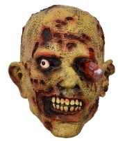 Halloween latex horror masker zombie bloedend oog